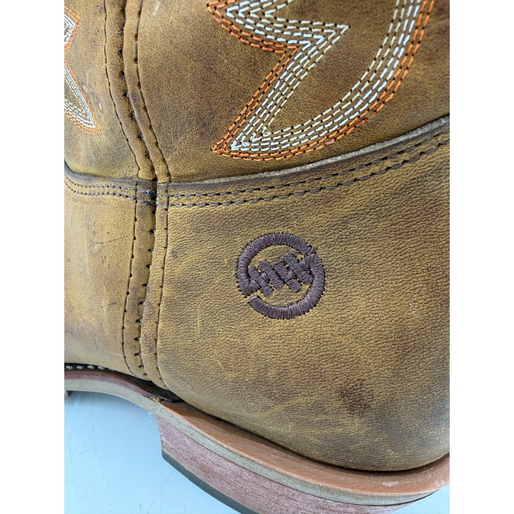 Double-H Boots Daniela Brown Leather Western Cowboy Women 10 USA DH5159 Workwear - Picture 6 of 15